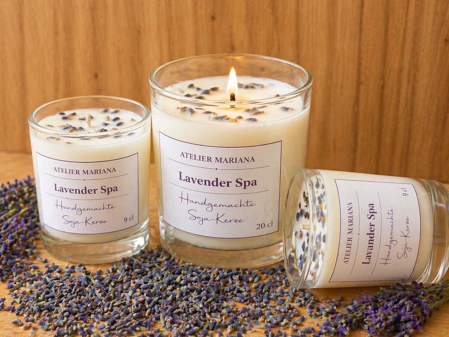 Lavender Spa – Handmade Soy Candle | Relaxing Lavender Scent