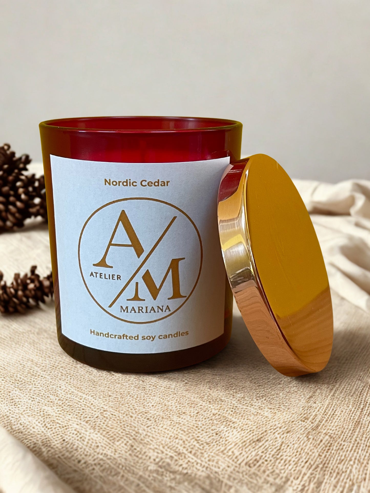 Nordic Cedar Soy Wax Candle - 210g