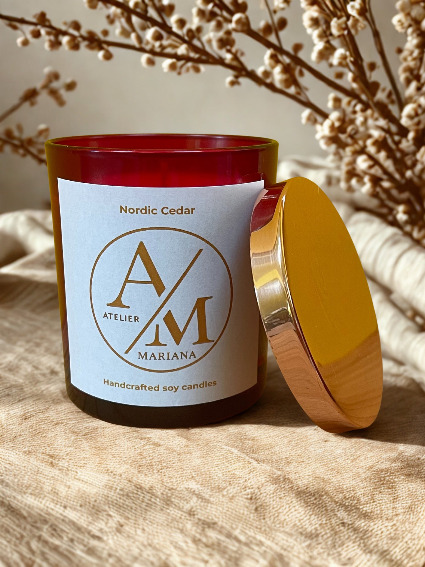 Nordic Cedar Soy Wax Candle - 210g