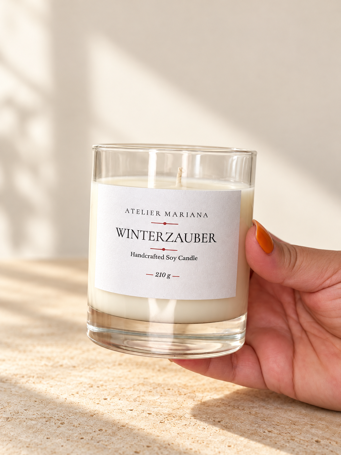 Duftkerzen-Geschenkset Winter & Bloom – 2 × 210 g | Atelier Mariana