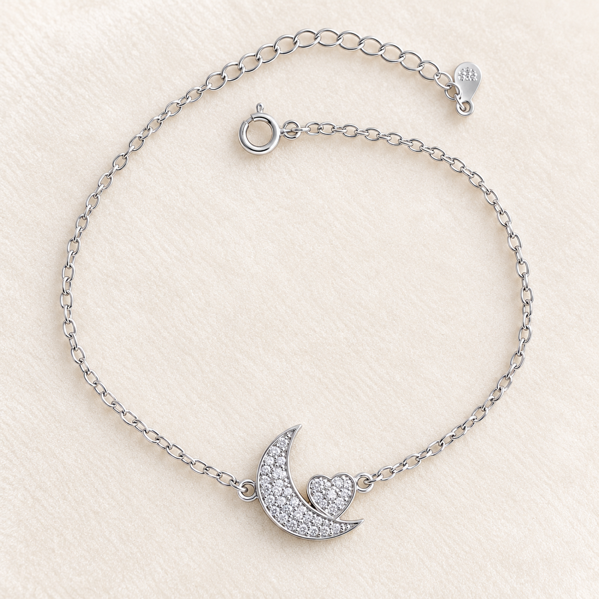 Luna Armband aus 925er Silber mit Zirkonia