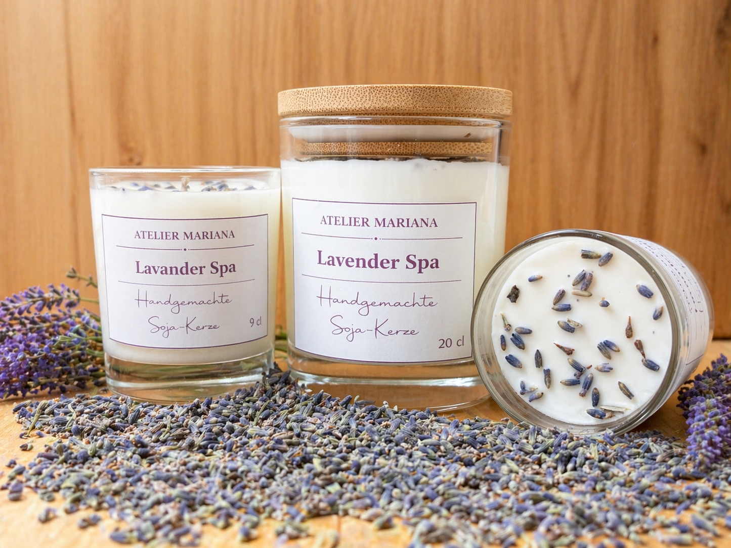 Lavender Spa – Handmade Soy Candle | Relaxing Lavender Scent