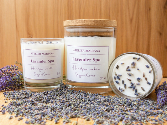 Lavender Spa – Handmade Soy Candle | Relaxing Lavender Scent