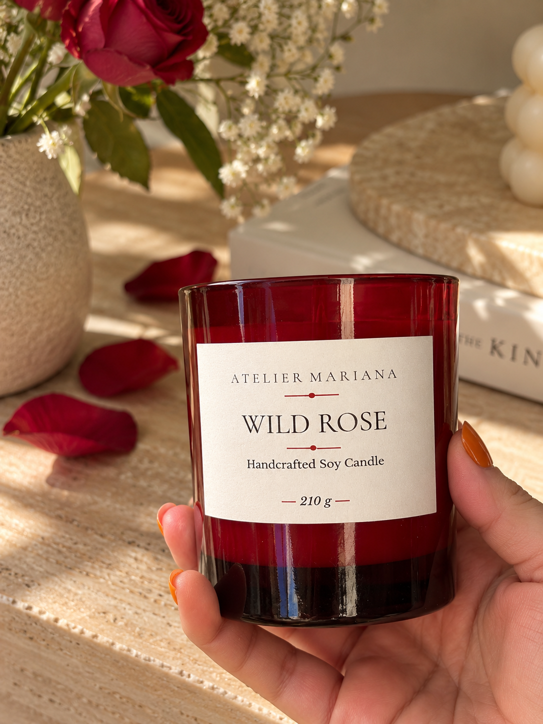Duftkerzen-Geschenkset Winter & Bloom – 2 × 210 g | Atelier Mariana