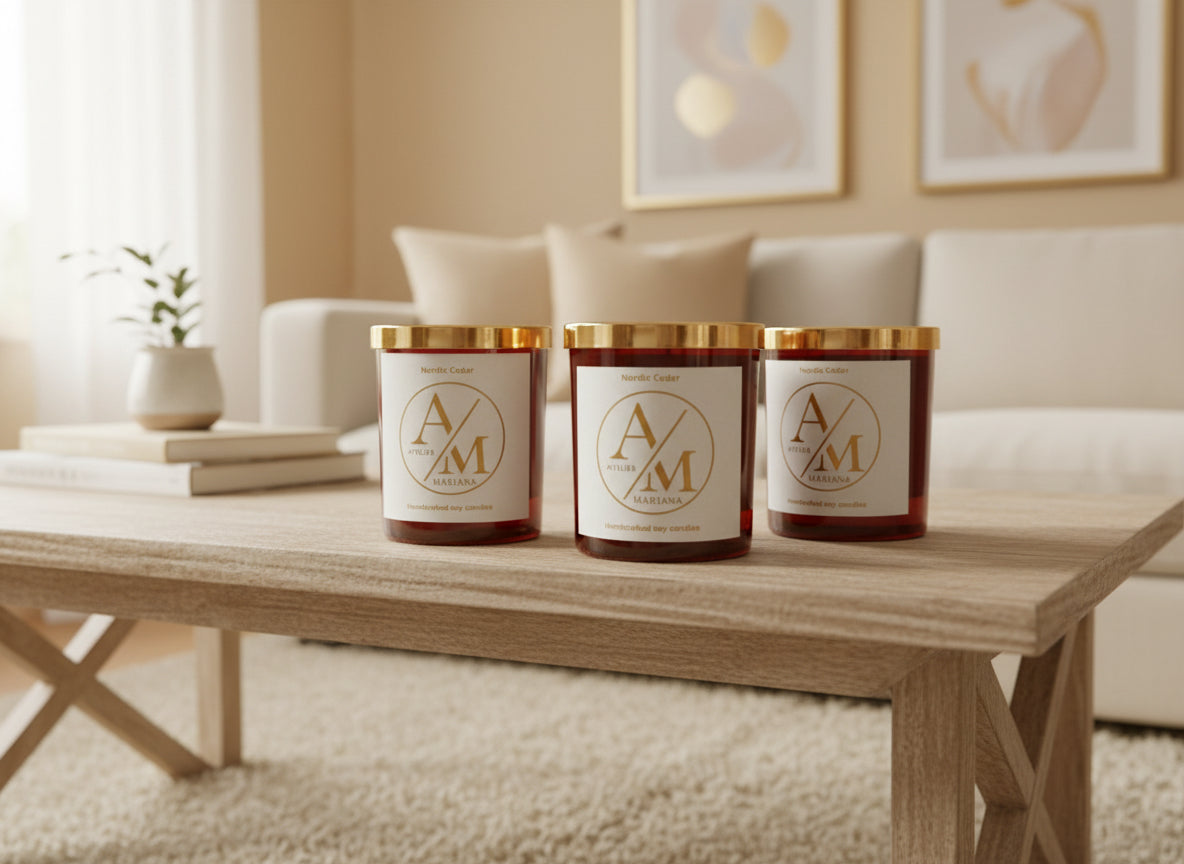 Nordic Cedar Soy Wax Candle - 210g