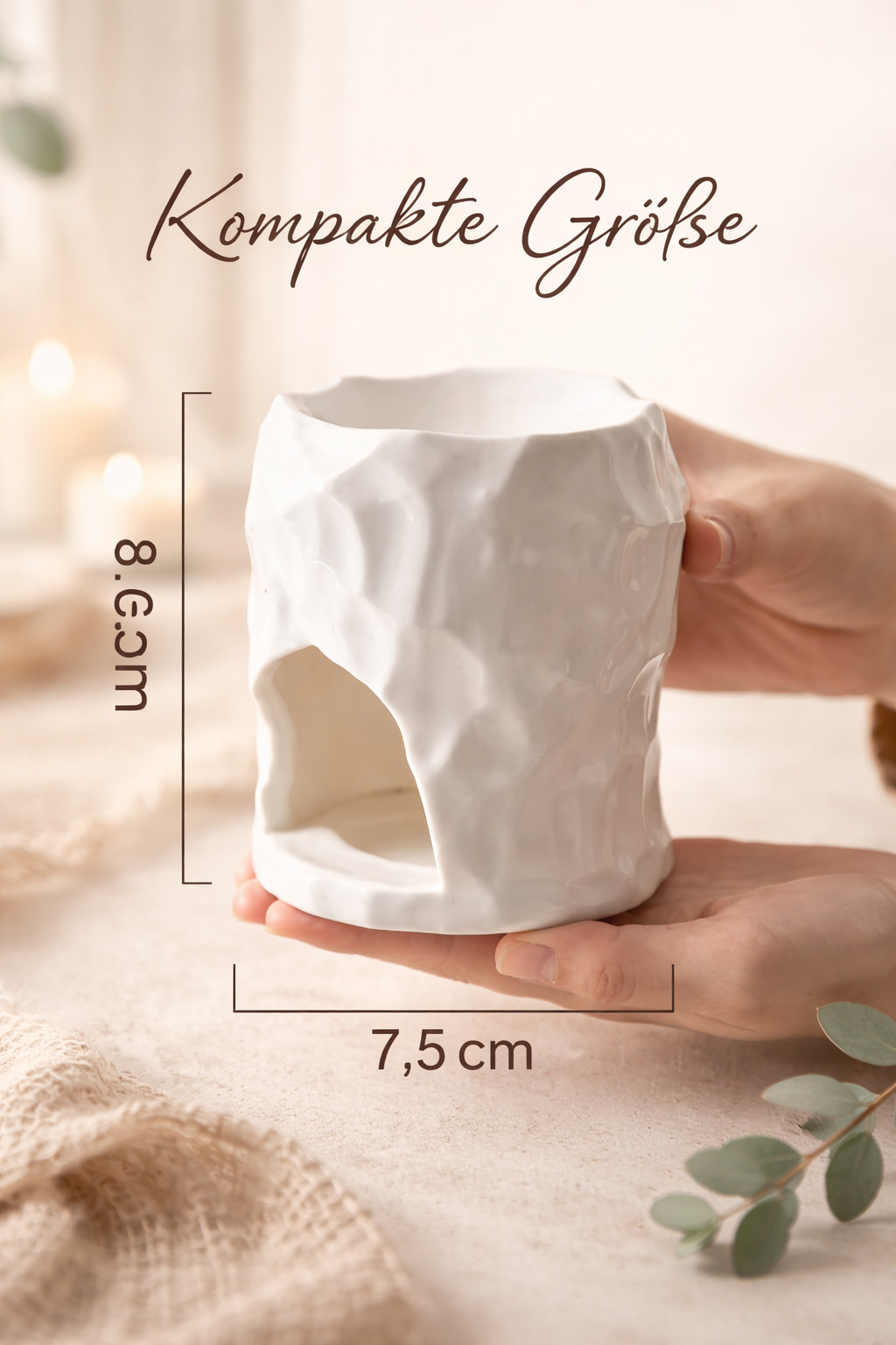 Keramik Duftlampe „Pure Calm“ - Atelier Mariana