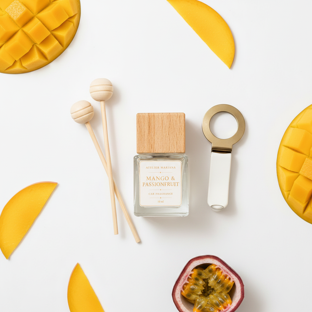 Flat lay Mango & Passionfruit