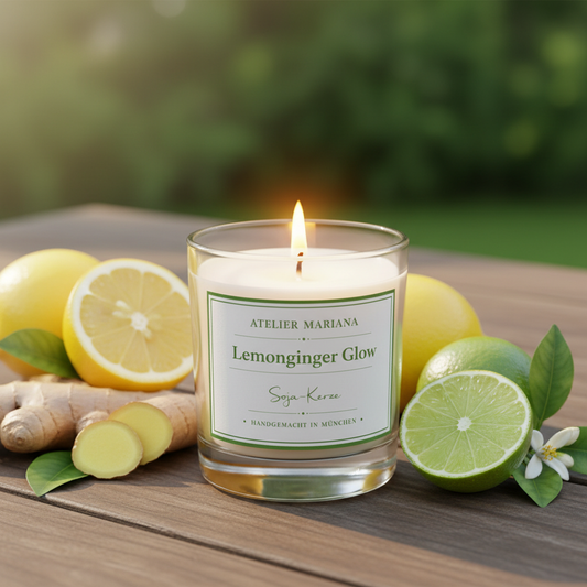 Lemonginger Glow – Vaso correcto, cera crema