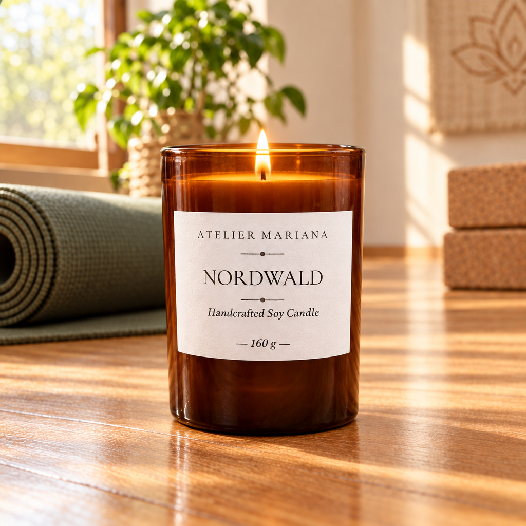 Nordwald Yoga con mecha encendida
